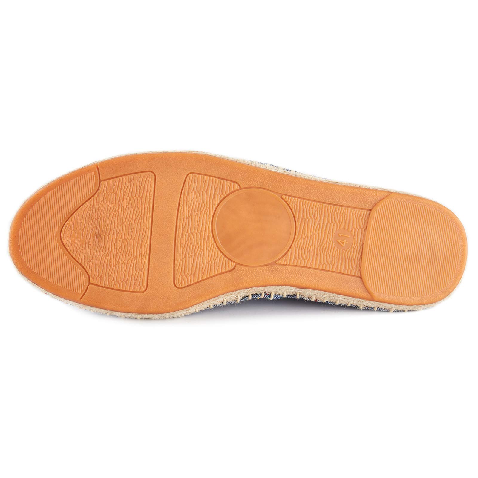 Espadrilles Plates en Toile décontractées Carreaux pour Hommes