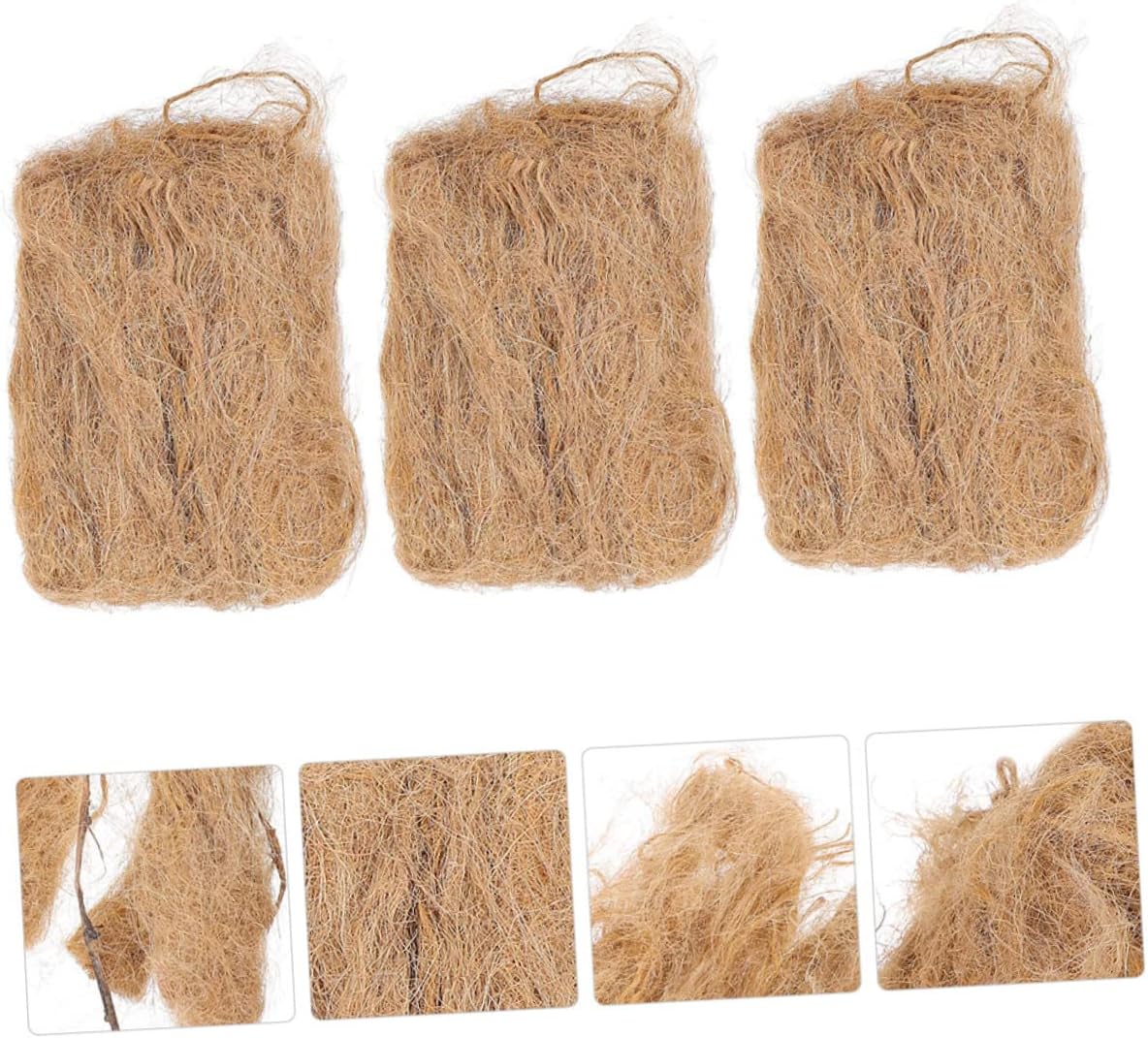 BESTonZON 4sets Outdoor Flame Starter Convenient Jute Tools for Campfires Lightweight Easy to Use for Beginners Professionals 3pcs*4