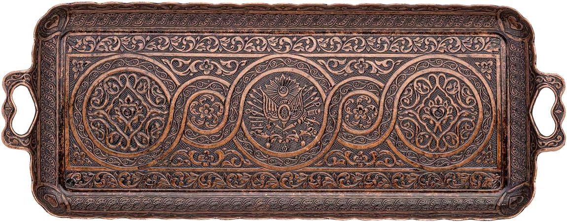 Alisveristime Authentic Turkish Coffee Cup Set: Zamak & Porcelain, Tulip Motifs (Set of 2) (Lale) (Copper) - Image 9