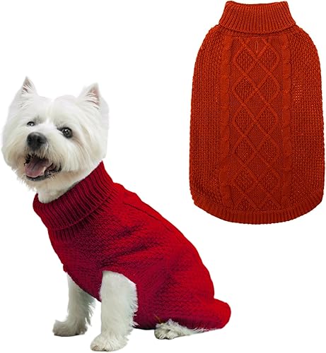 Miniatura 9 de Suéter Mihachi para perro, abrigo clásico para invierno, hecho de punto,ropa para el frío invierno
