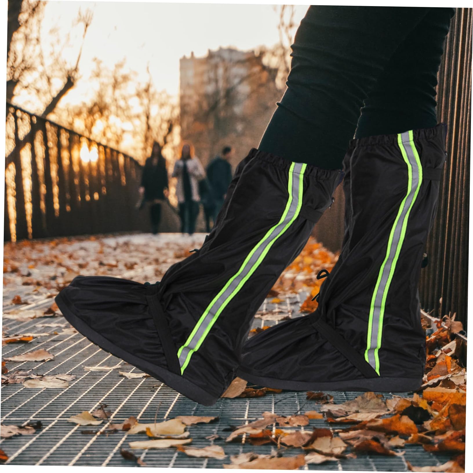 SUPVOX Guêtres Imperméables de Randonnée Oxford Couvre-Jambes Anti-Neige et Étanches Protection pour Jambes et Chaussures