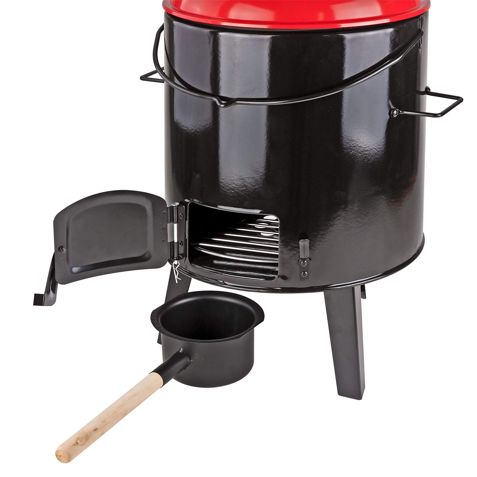DEMA Eintopfofen Gulaschkanone 14L Outdoor Kocher Gulaschkessel Ofen