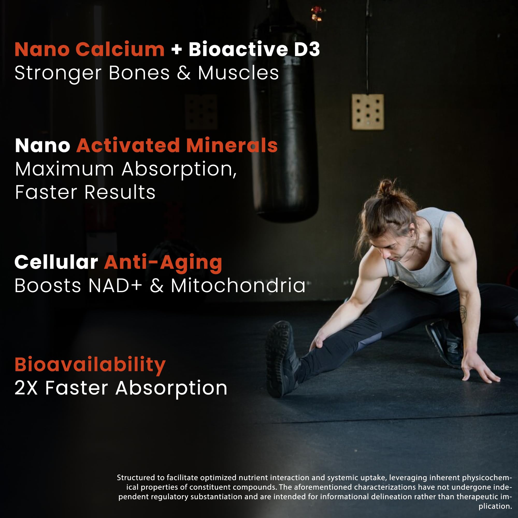 Multivitamin Men with Vit. C, Calcium, Magnesium, B-Complex, Ginseng, COQ10 | Energy, Stamina | Bones & Joints | Immunity & Muscle Health | 60 Tablet (Pack of 1) — Amazon image 3
