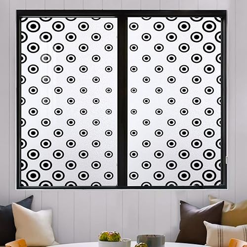 Miniatura 3 de Película de privacidad para ventanas de vidrio, película reflectante para ventana, bloqueo solar, esmerilada, privacidad estática, diferentes