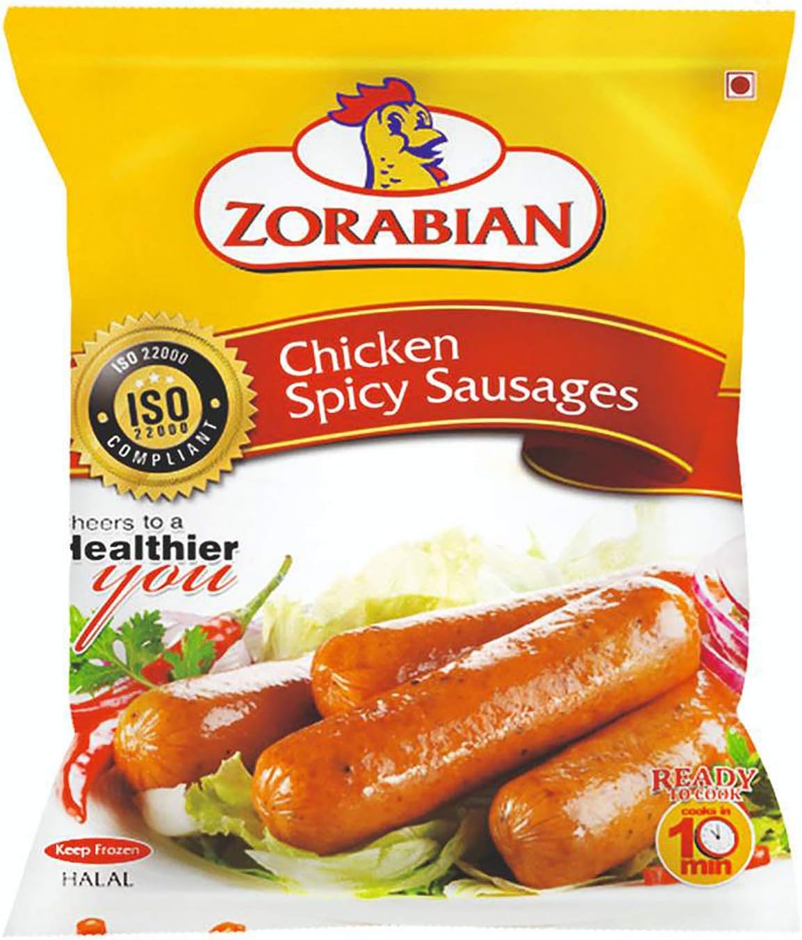 Zorabian Chicken Spicy Sausages, 250 g