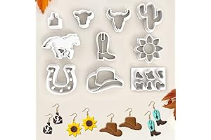 Tuitessine10PCS Polymer Spring Clay Cutters Kit