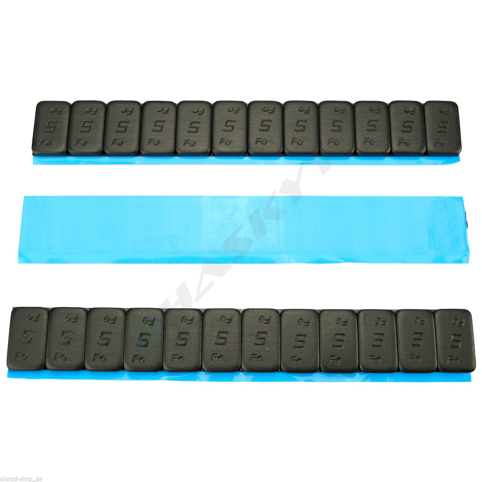 Klebegewichte schwarz für Alufelgen / Rolle á 1200 x 5 g