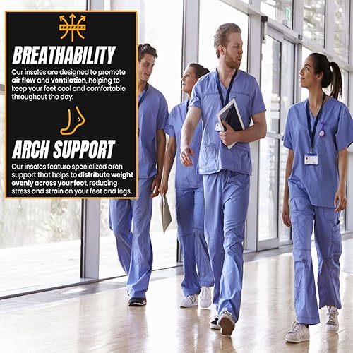 Miniatura 8 de SweetFeet Plantillas ortopédicas 2024 que apoyan la comodidad durante todo el día en hombres y mujeres  Antifatiga, control de olor, alivio del