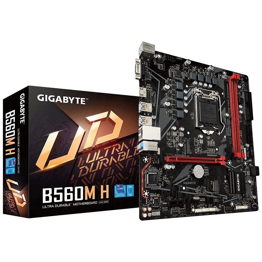 Gigabyte B560M H Micro ATX Motherboard for Intel LGA 1200 CPUs