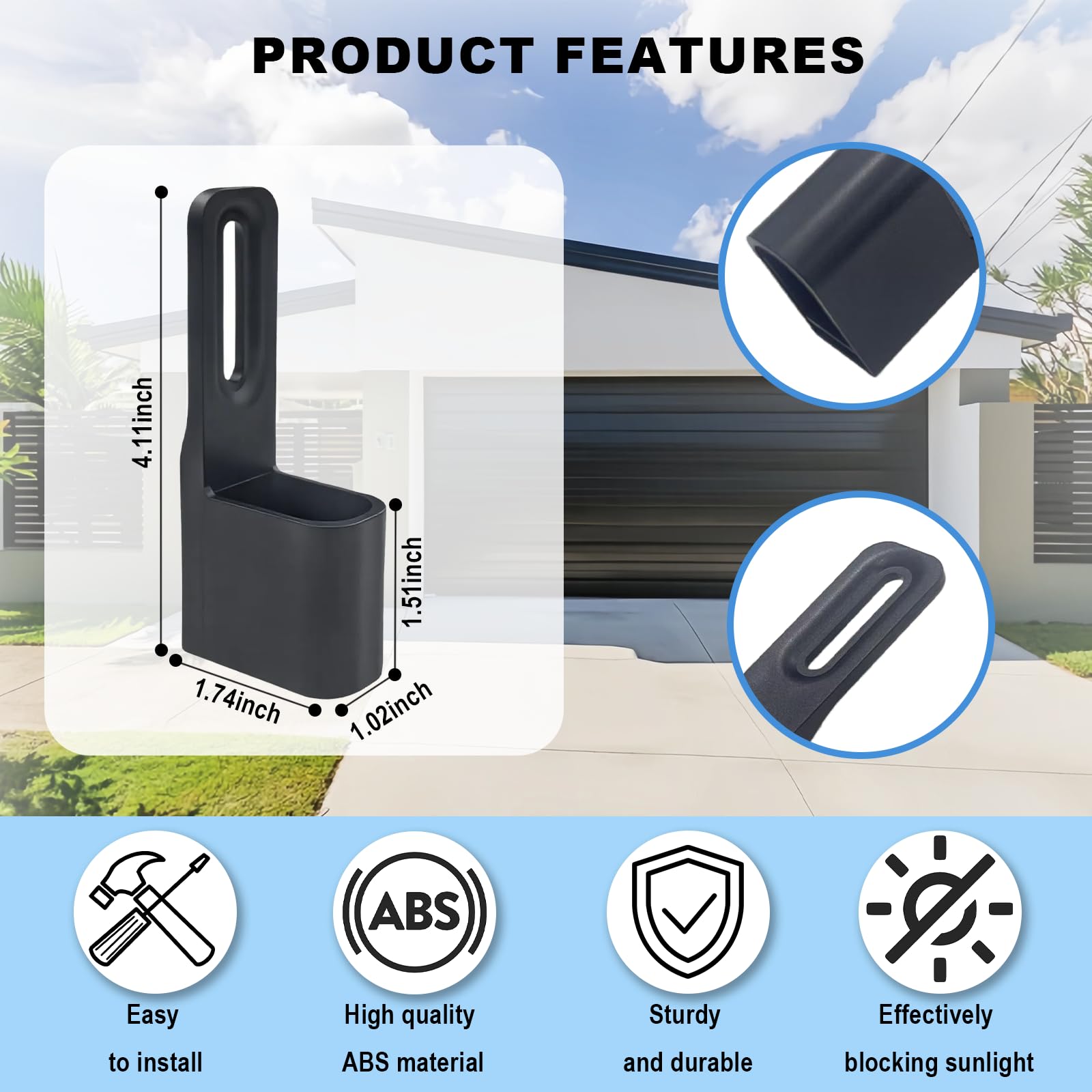 Amazon.com: XDTKML Garage Door Sensor Sun Shield Protector 2 Pack