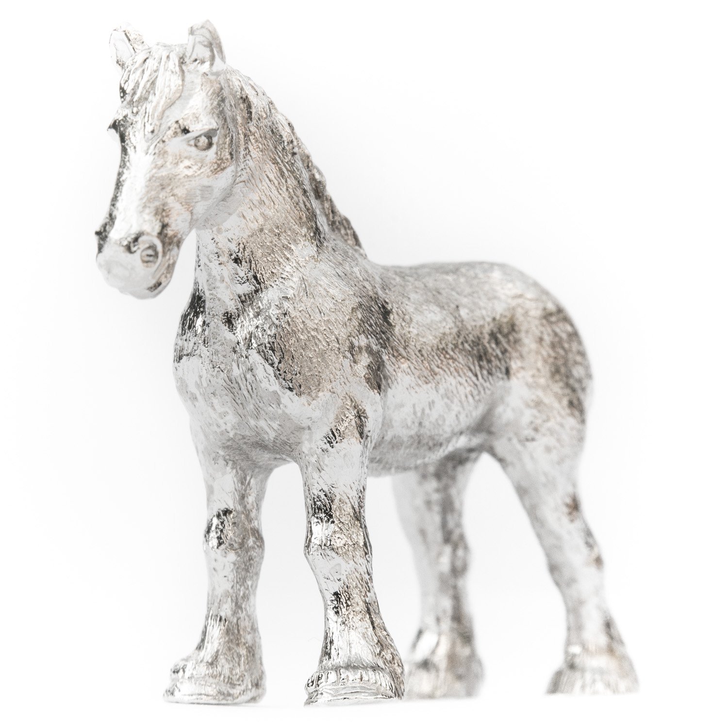 Figurine cheval Shire DOG ARTS JP collection statuette style animal de fabrication UK