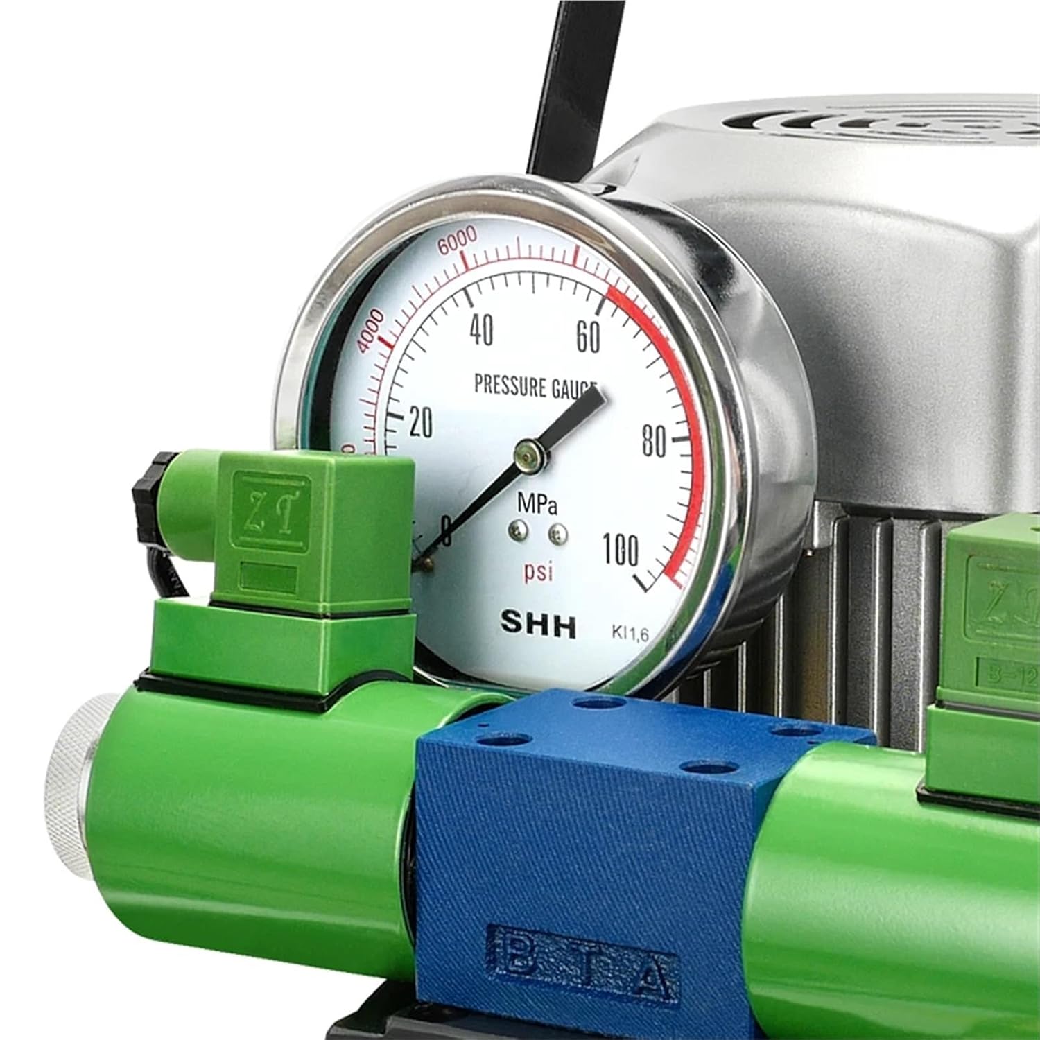 Hydraulic Electric Pump 750W Double Acting Hydraulic Driven Pump 110V /220V/380 7L ZCB-700AB-D2B(220V 50HZ)