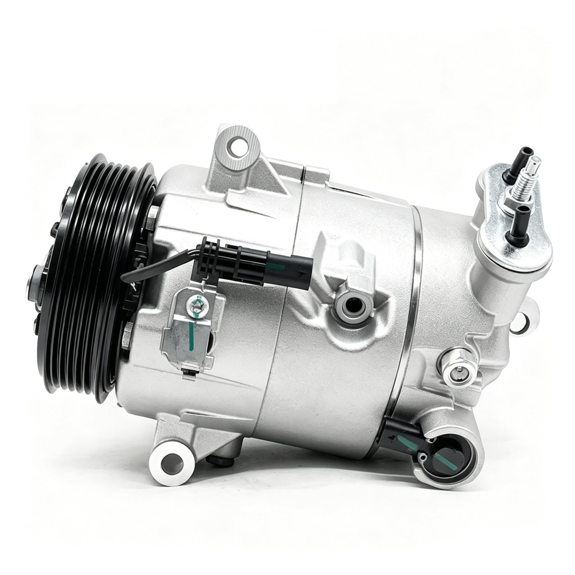 Zhiqingzengzeng One Color Cvc7 Automotive A/C Compressor Assembly, 12V Aluminum Unit With 5Pk Pulley, Reference Oe Codes 23249243, 23287187