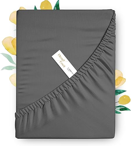 Carressa Linen Sábana bajera ajustable 100% algodón tamaño King  Sábana bajera de 800 hilos King de algodón, lujosamente suave, refrescante con