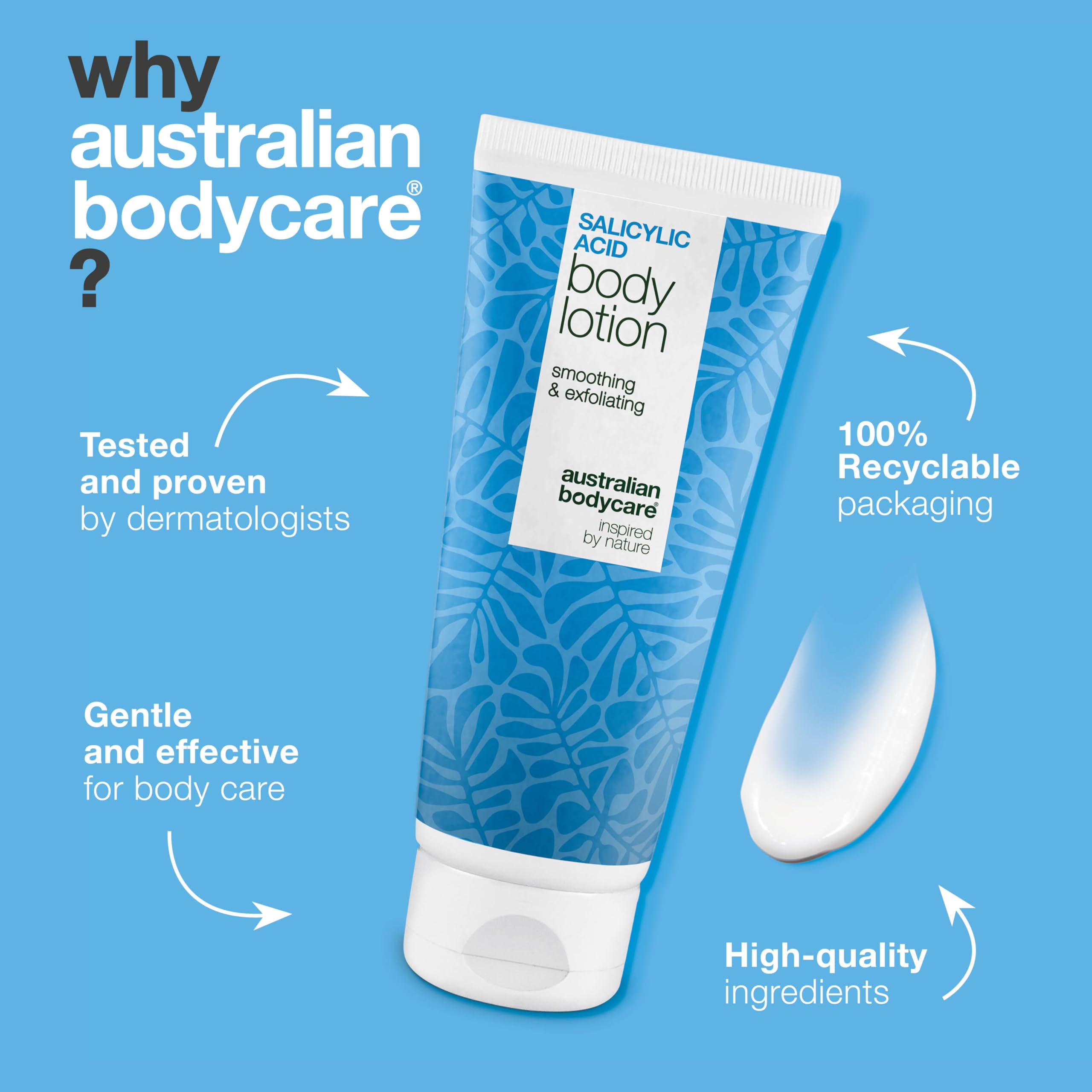 Body lotion with salicylic acid 200 ml, fights blemishes, dry and oily skin. With BHA, niacinamide - Image 4