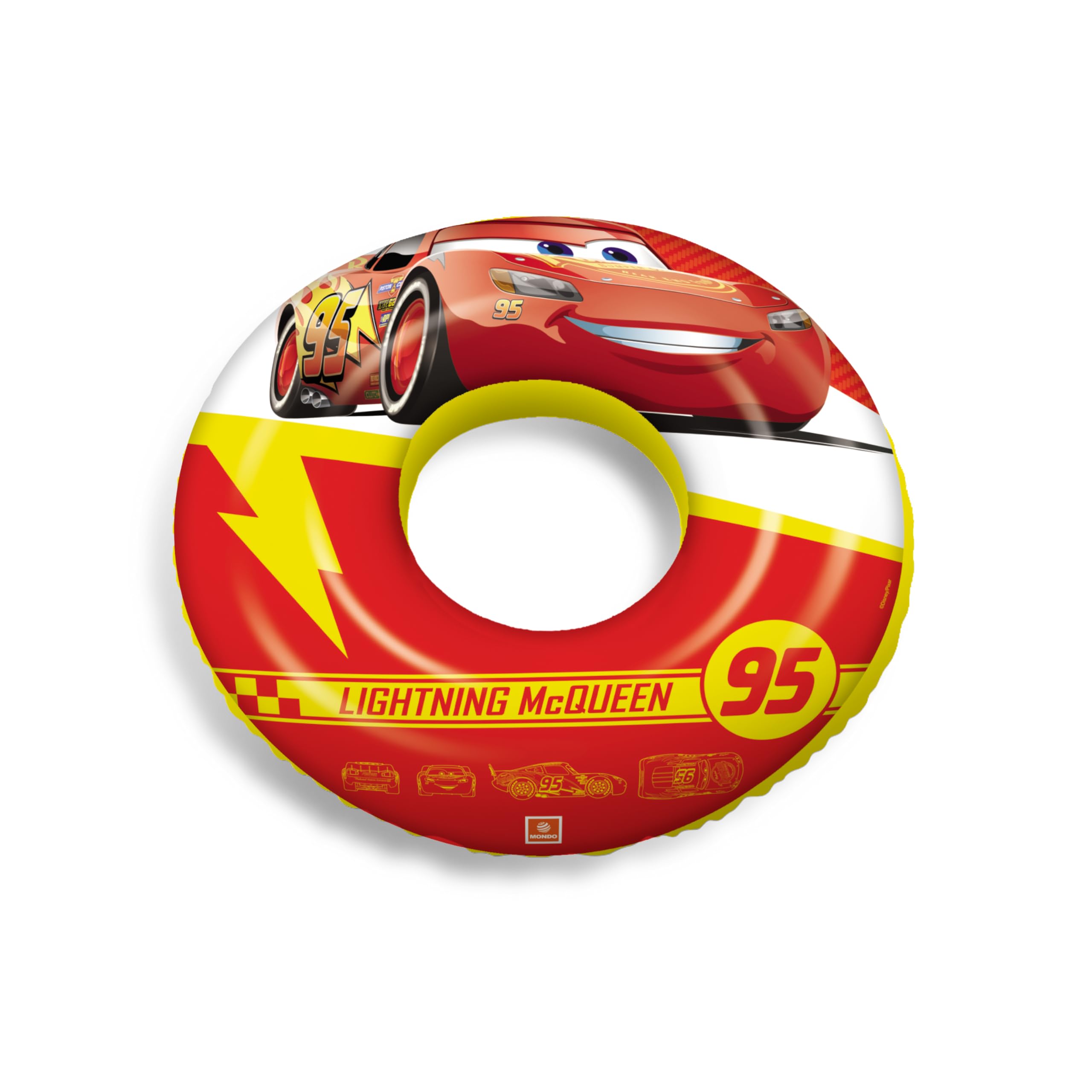 Mondo Toys - set braccioli e ciambella bambini mare estate piscina (cars)