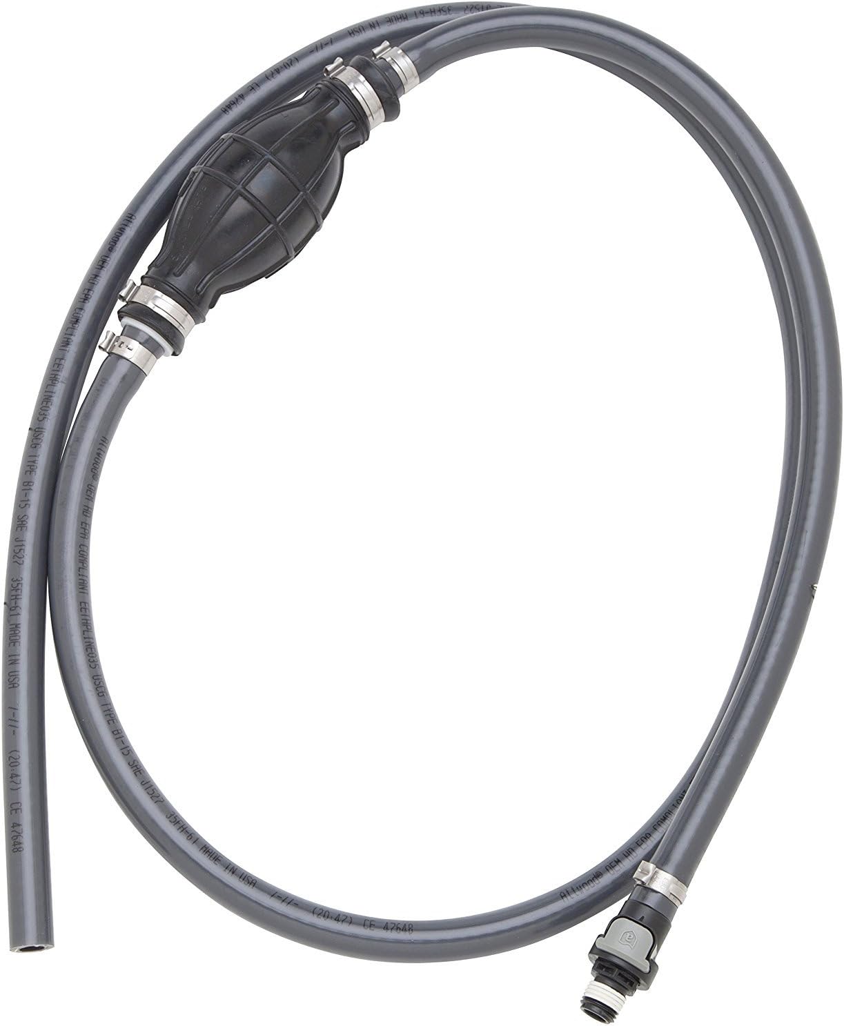 Attwood Fuel Line Assembly with Engine Fitting and Sprayless Tank Fitting