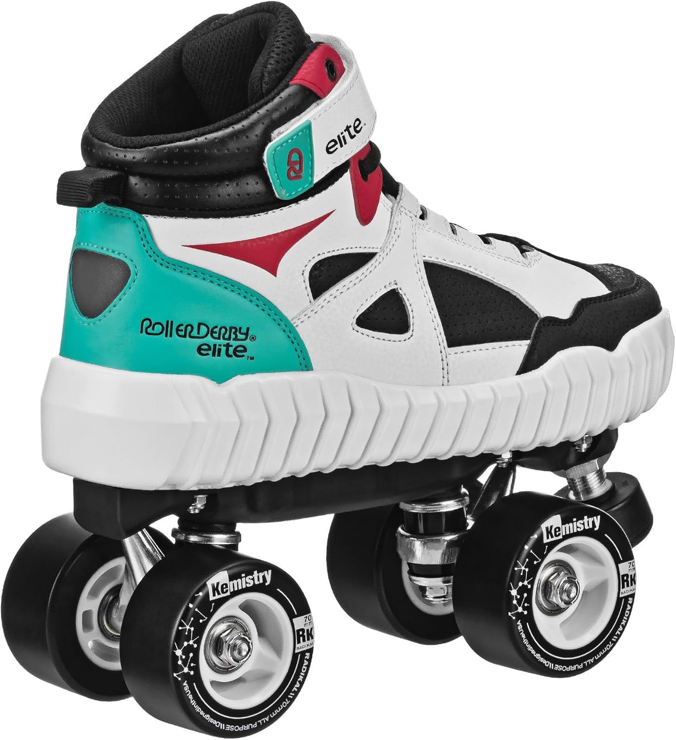 Glidr Sneaker Skate White/Teal Size Mens4/Womens5
