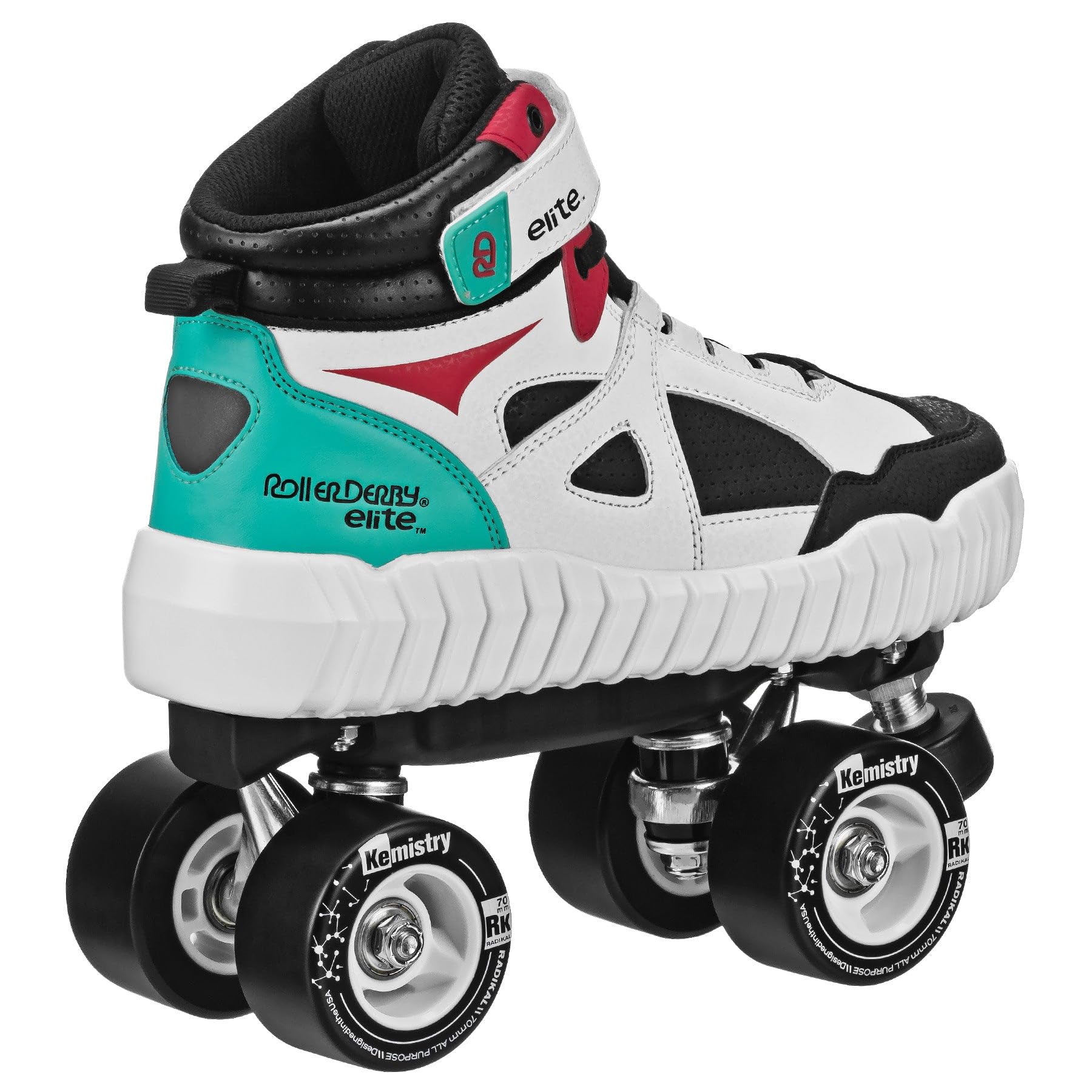 Roller Derby Elite Glidr Sneaker Skate, Rot/Schwarz, Größe 39/40