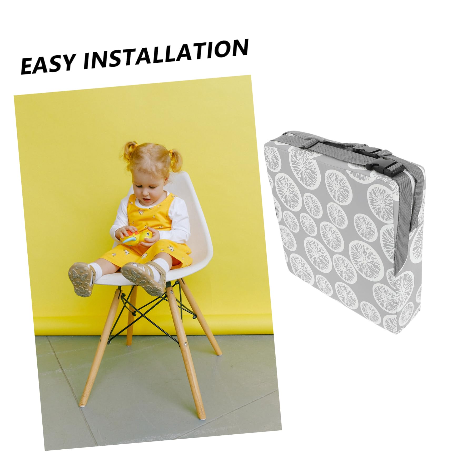 PRETYZOOM 2 Piezas Elevador De Silla De Tela Cojín para Silla De Comedor a Portátil Asiento Elevador a Alta a Elevadora a Alta para Niños Pequeños Alfombrilla para a