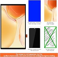 Vista 6 de Pantalla OLED para Nintendo Switch OLED 2021 Reemplazo de pantalla para Switch OLED 2021 Pantalla LCD Piezas de reparación (negro)