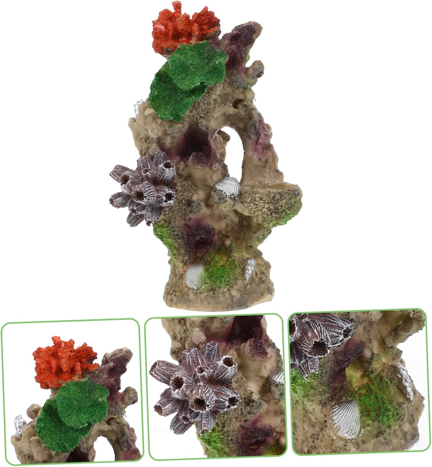 4pcs Aquarium Landscaping Coral Artificial Plants Fish Tank Fake Wear-Resistant Aquarium Decor Faux Coral Artificiales para Aquarium Landscape Ornament Sea Dec