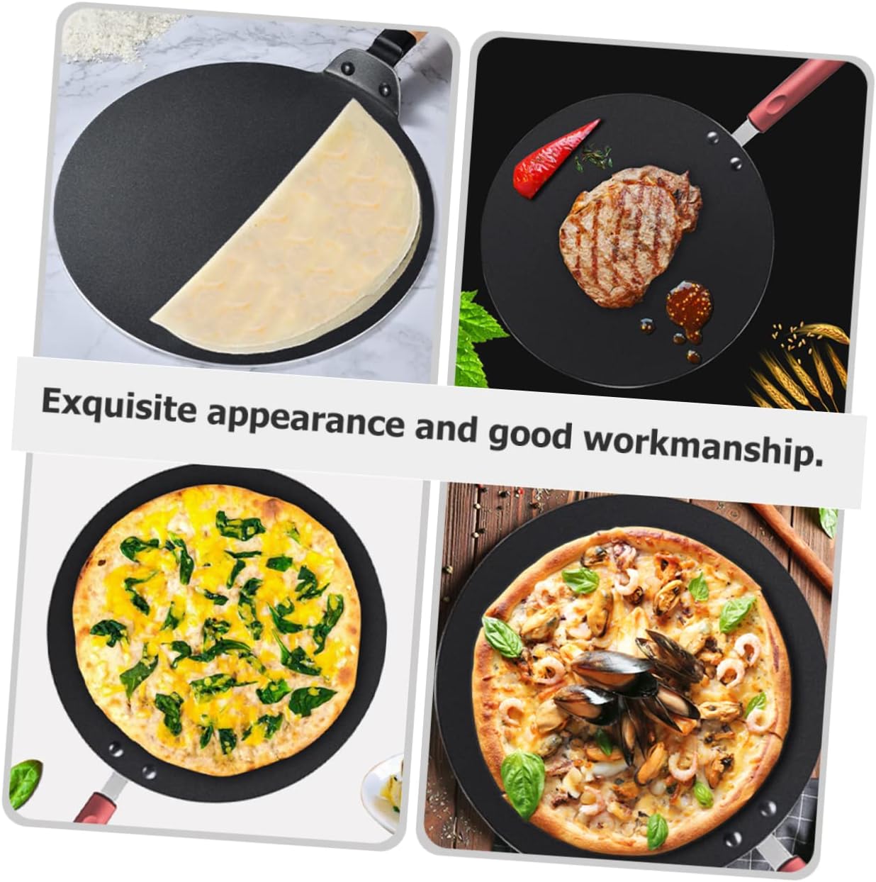 1set Nonstick Pancake Pan Tortilla Pan Cooking Nonstick Frying Lid Stove Top Griddle