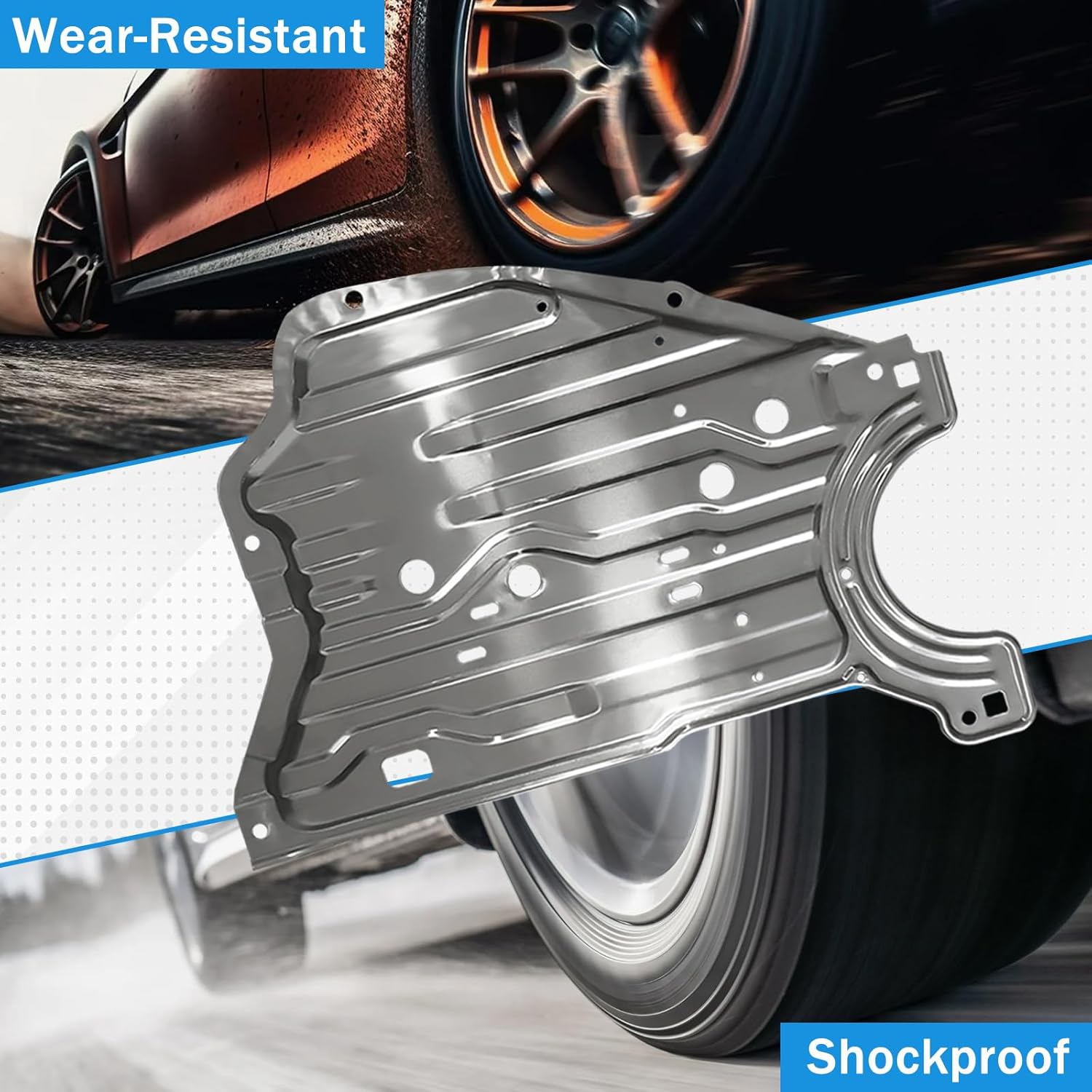 Engine Splash Guard Shield Compatible with Honda Accord 2018 2019 2020 Replace # 74116TVAA00 74116-TVA-A00