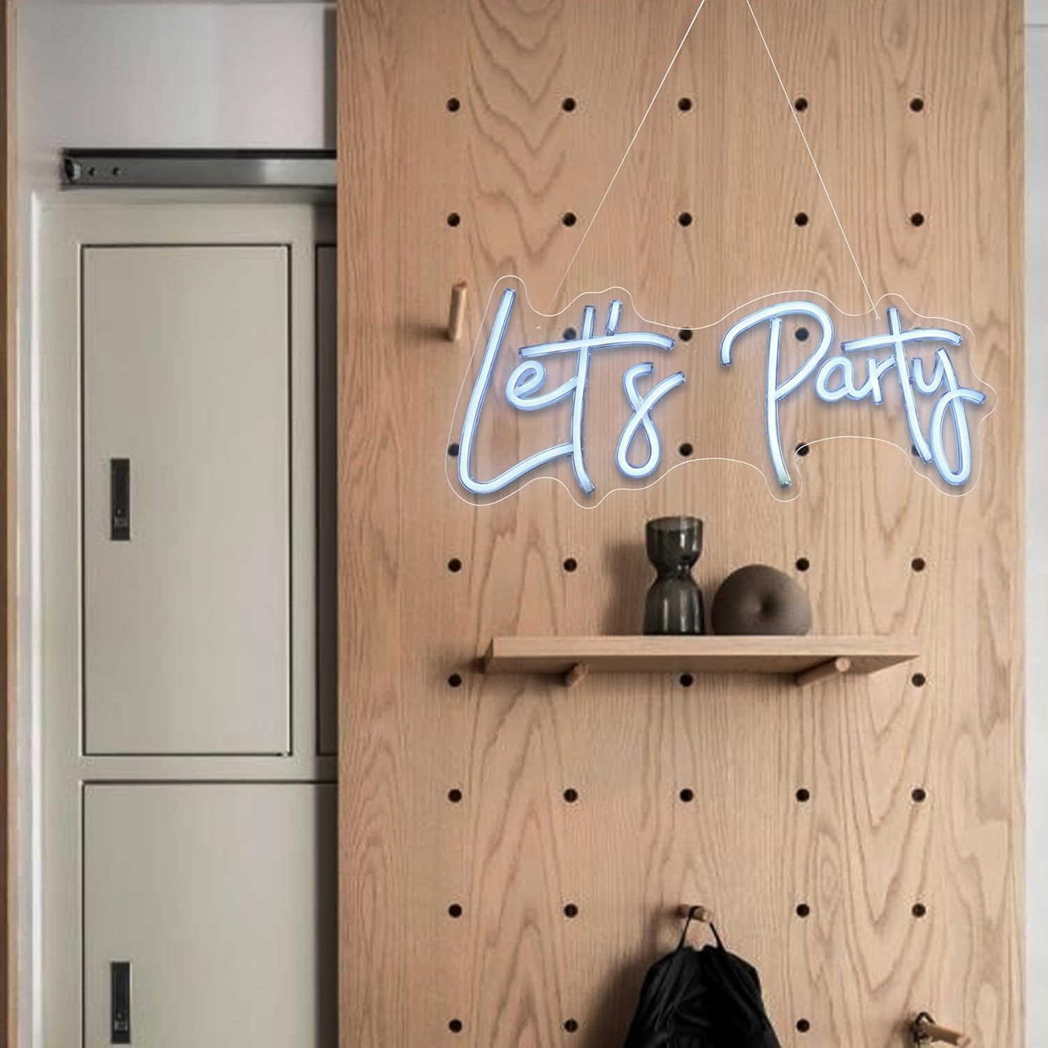 Let's Party Neon Signs, Neon Light Sign for Wall Decor 20 x 9Inches Large LED Neon Sign Art Decorative Lights for Wedding Party Home Bar Store Festival, White - Image 7