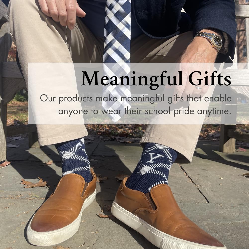 Timeless Tartans Cotton Dress Socks, Classic Collegiate Apparel, Officially Licensed Gift & Clothing Accessories