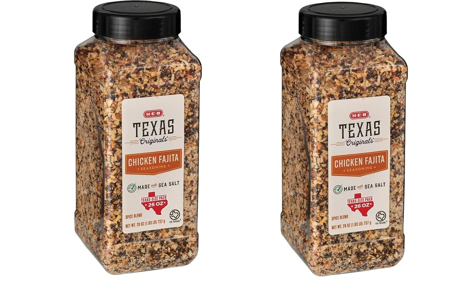 H‑E‑B Texas Originals Gluten-free Chicken Fajita Seasoning Spice Blend - Texas-Size Pack 28oz(pack of 2)