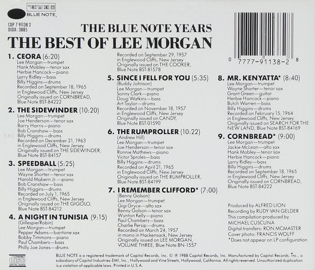 Best Of Lee Morgan