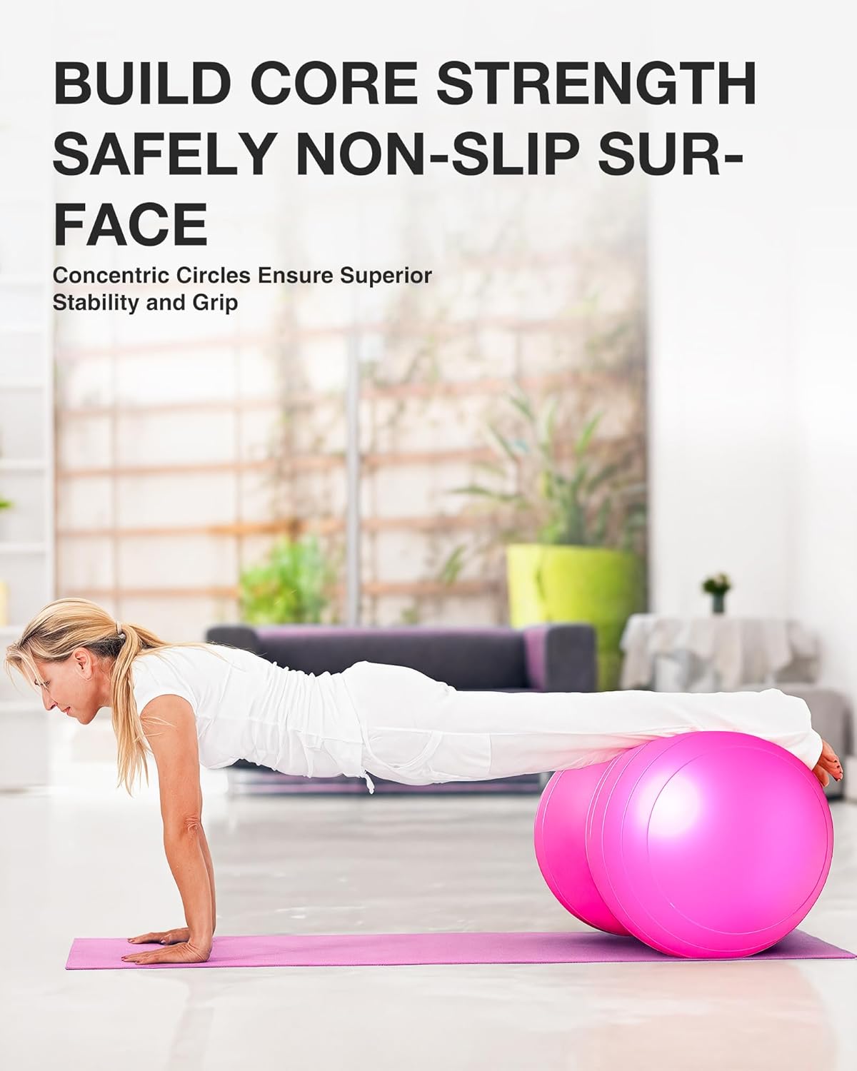 Extra Large Peanut Ball - 39.37"x19.67" Pregnancy, Labor, Birthing, Sensory | Physical Therapy Ball | Exercise Ball - Autism Therapy | Yoga Birth Ball - Core Strength, Stability, Fitness