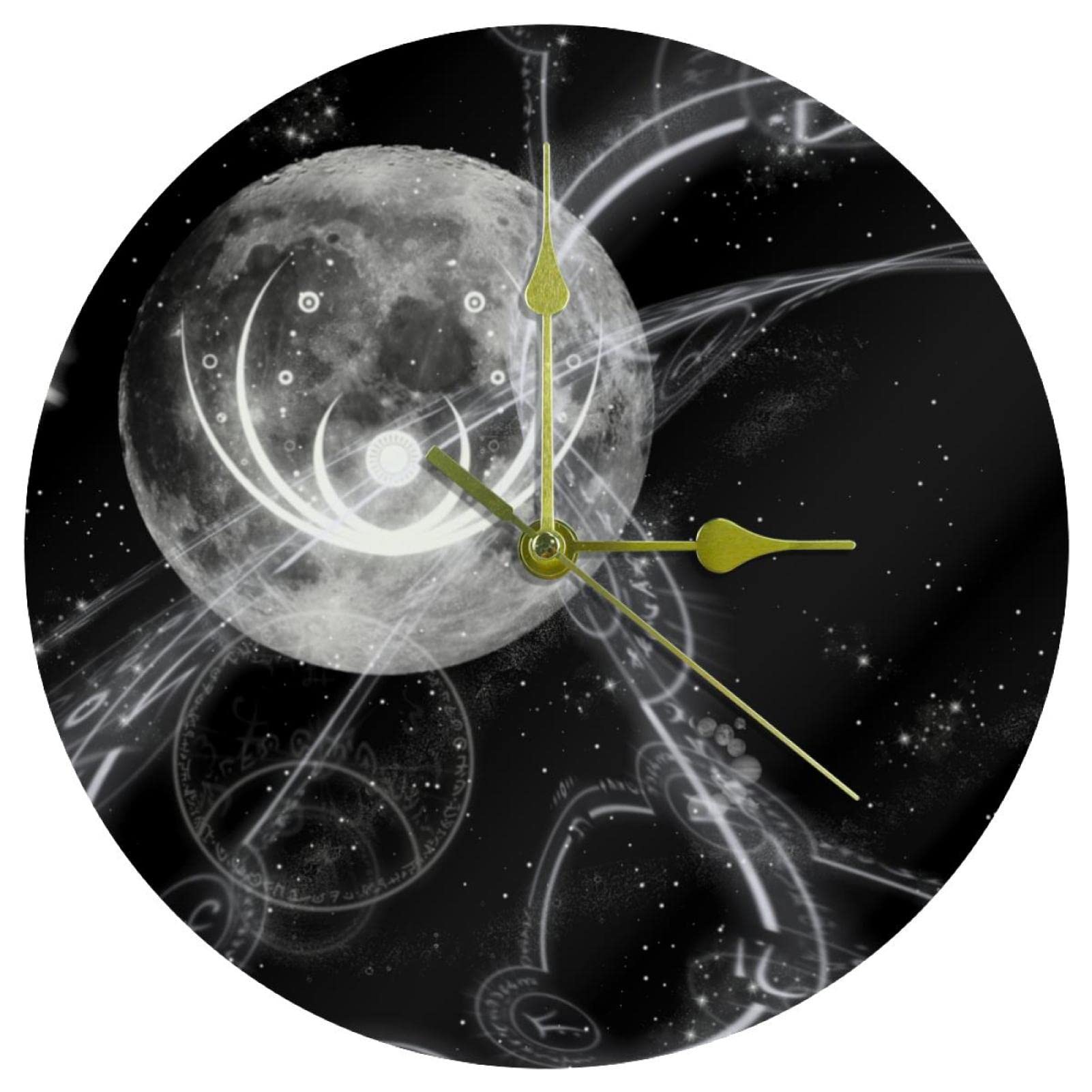 Horloge murale silencieuse en acrylique 24 cm pour en finir avec le tic-tac