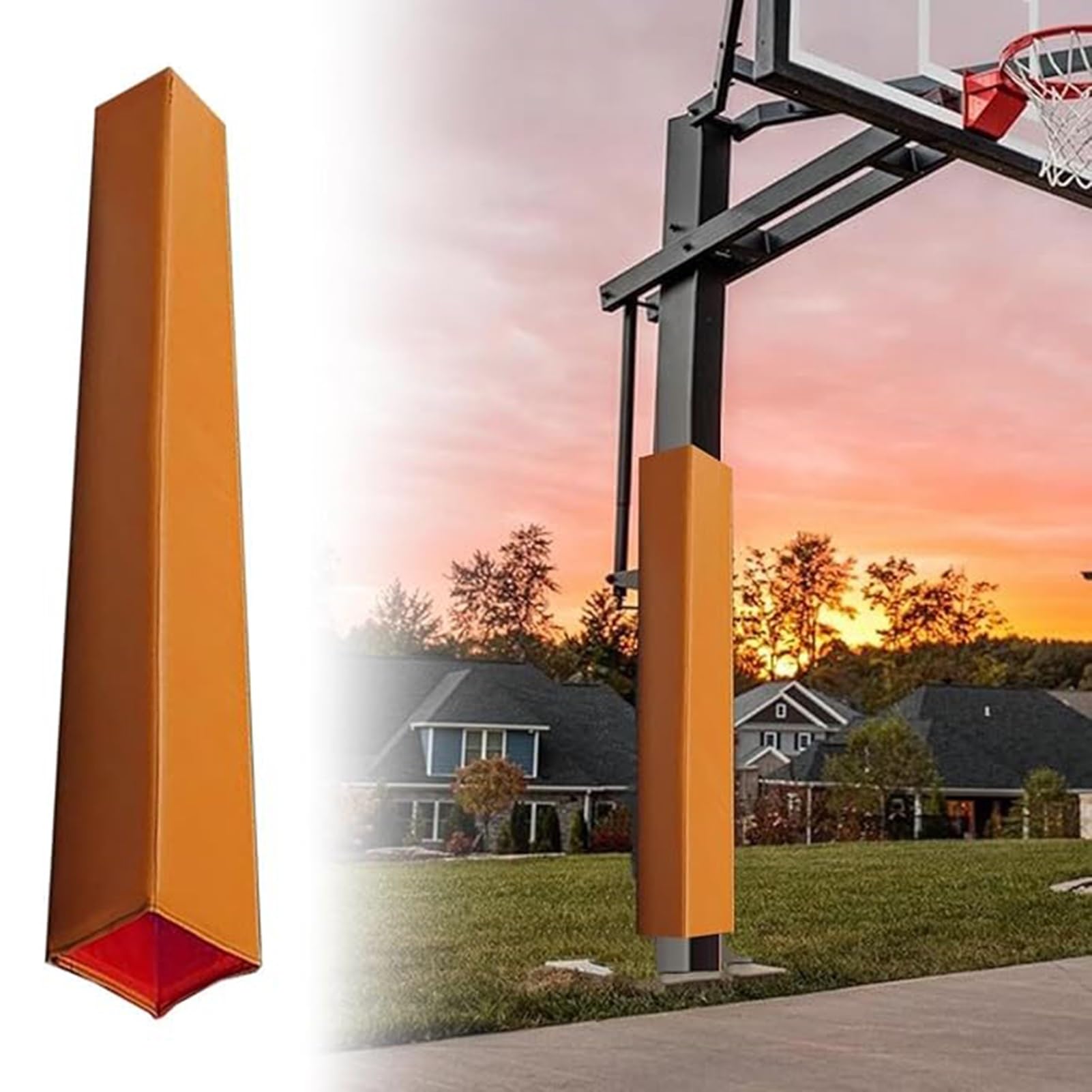 Coussin de poteau de basket-ball en polyuréthane durable et résistant