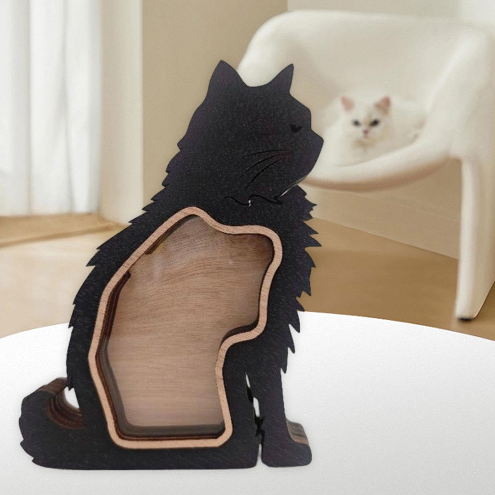 Harilla Caja de Recuerdo de Pelo de Gato, Contenedor, Regalo de Recuerdo para Amantes de, Decoración de Mesa, Caja Conmemorativa para Bigotes, Ceniz