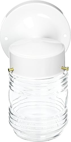 Miniatura 3 de Boston Harbor W15WH01-33883L 6505234 - Linterna regulable para exteriores, (1) 6013 W A19CFL, lámpara mediana A19CFL, color blanco