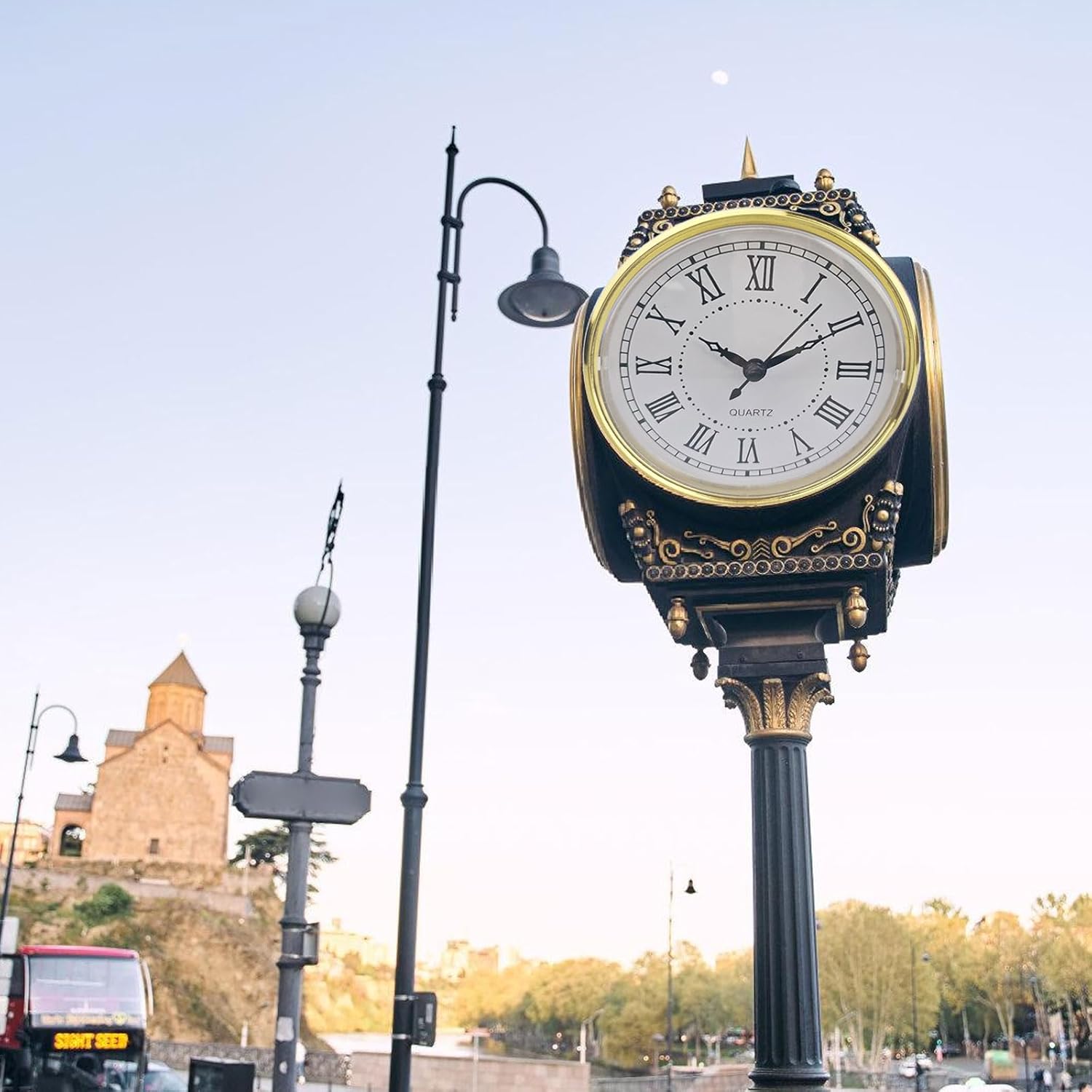 110mm Inlaid Quartzs Clock Movements Insert Precisions Timekeeping Mechanism with Roman Numerals for Wall Table Decors Clock Insert Mechanism