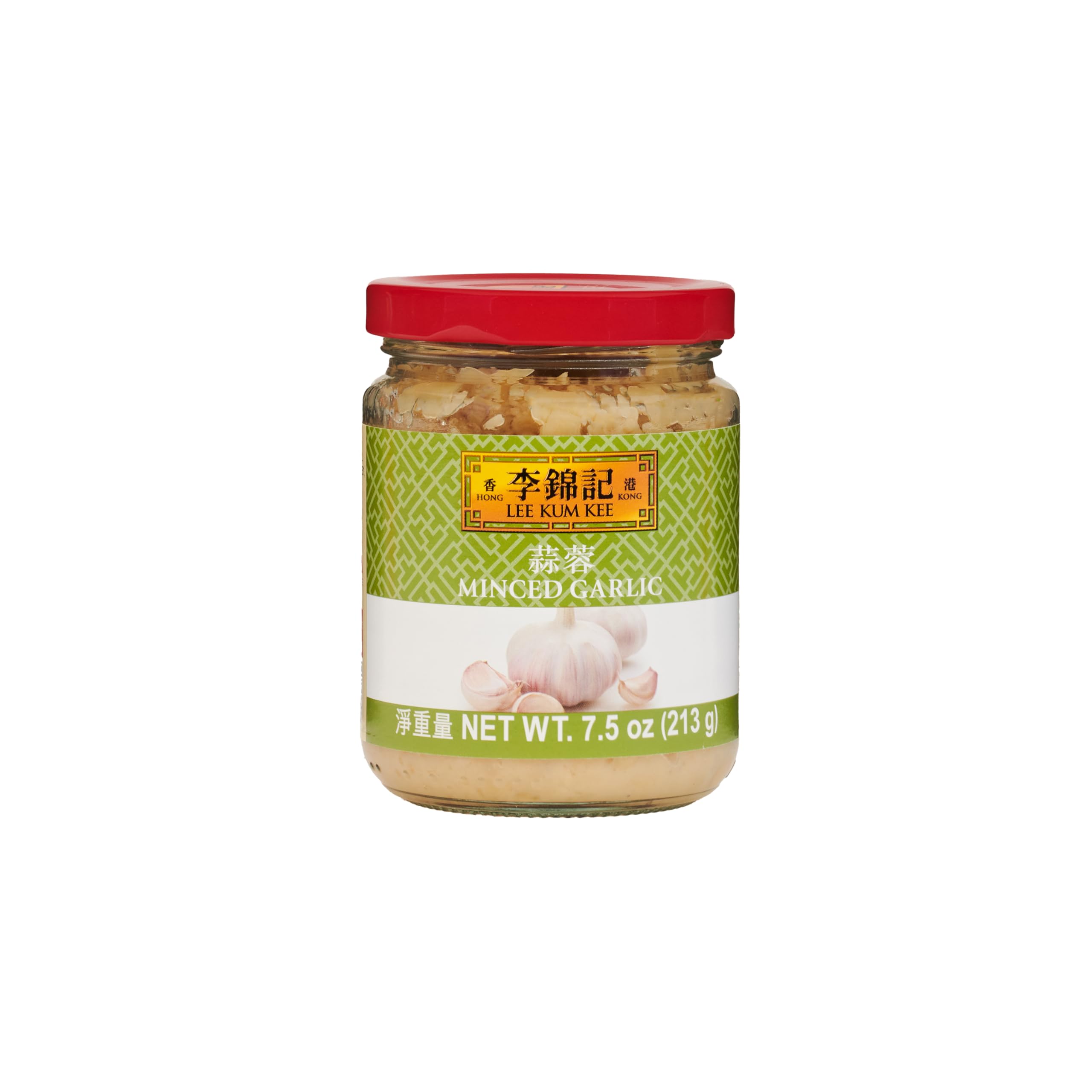 Lee Kum Kee Minced Garlic (7.5 oz - 12 Pack), Perfect for Marinades, Dressings, Sauce Mixes, Steaming, and Stir-Frying