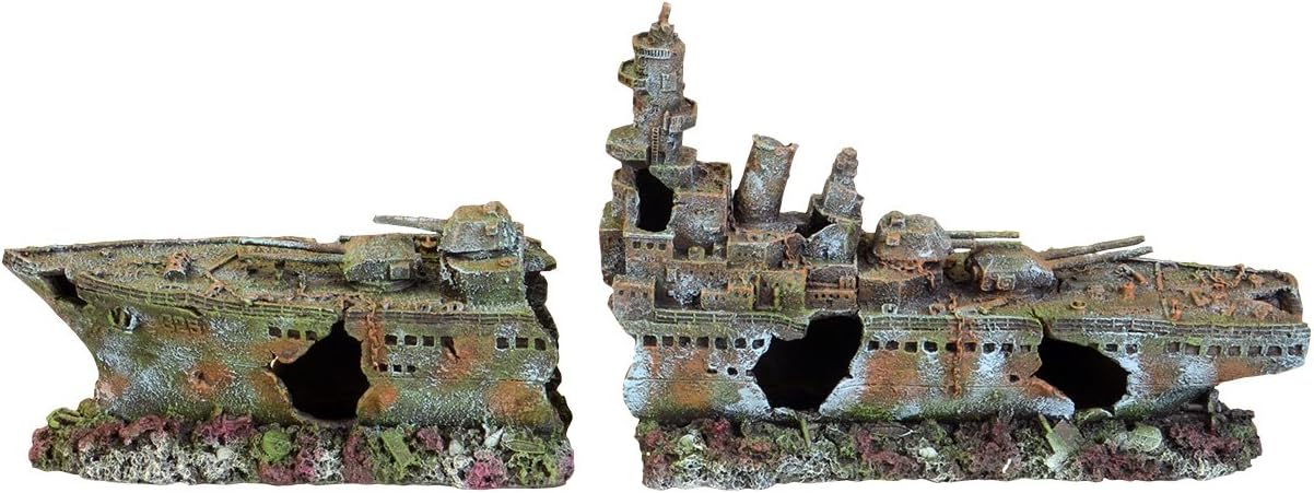 Underwater Treasures Battleship Ruins