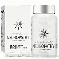 Nerve Savior Neuropathy Supplement with 600mg Alpha Lipoic Acid per Serving, 120 Capsules for Nerve Comfort in Hands, Fingers, Feet & Toes, 40-Day Supply, Vegan & Non-GMO