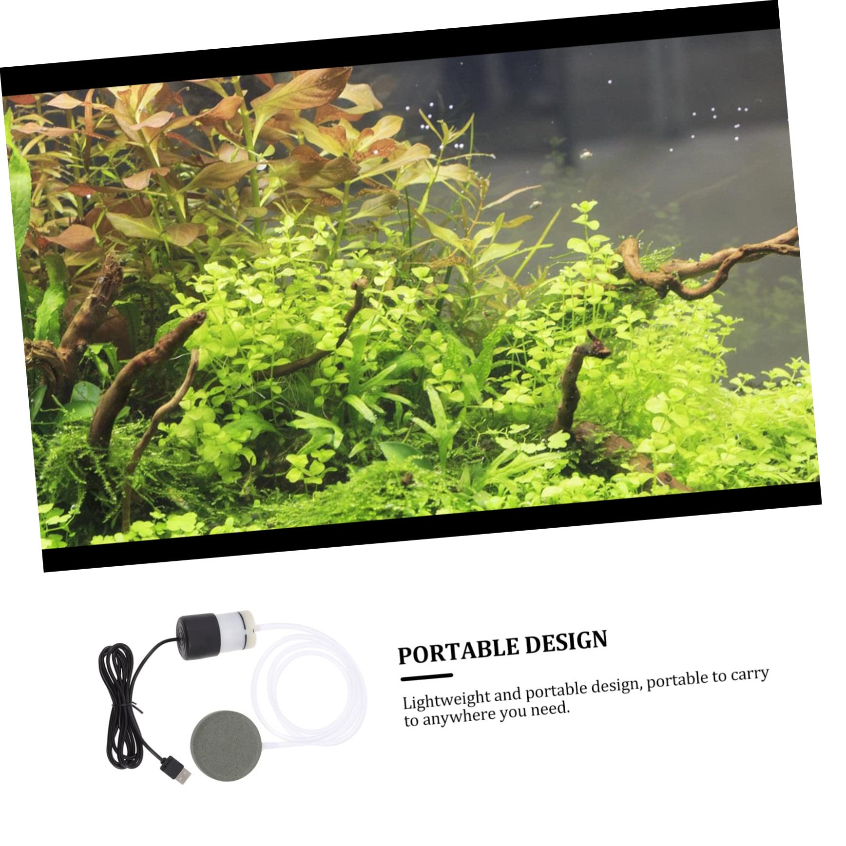 SOIMISS 2 Sätze Sauerstoffpumpe für Fischbecken klein Luftpumpe für Aquarien Aquarium Oxygen Pump Fish Tank Oxygen Pump USB-Sauerstoffpumpen Sauerstoffpumpe für Aquarien Abs