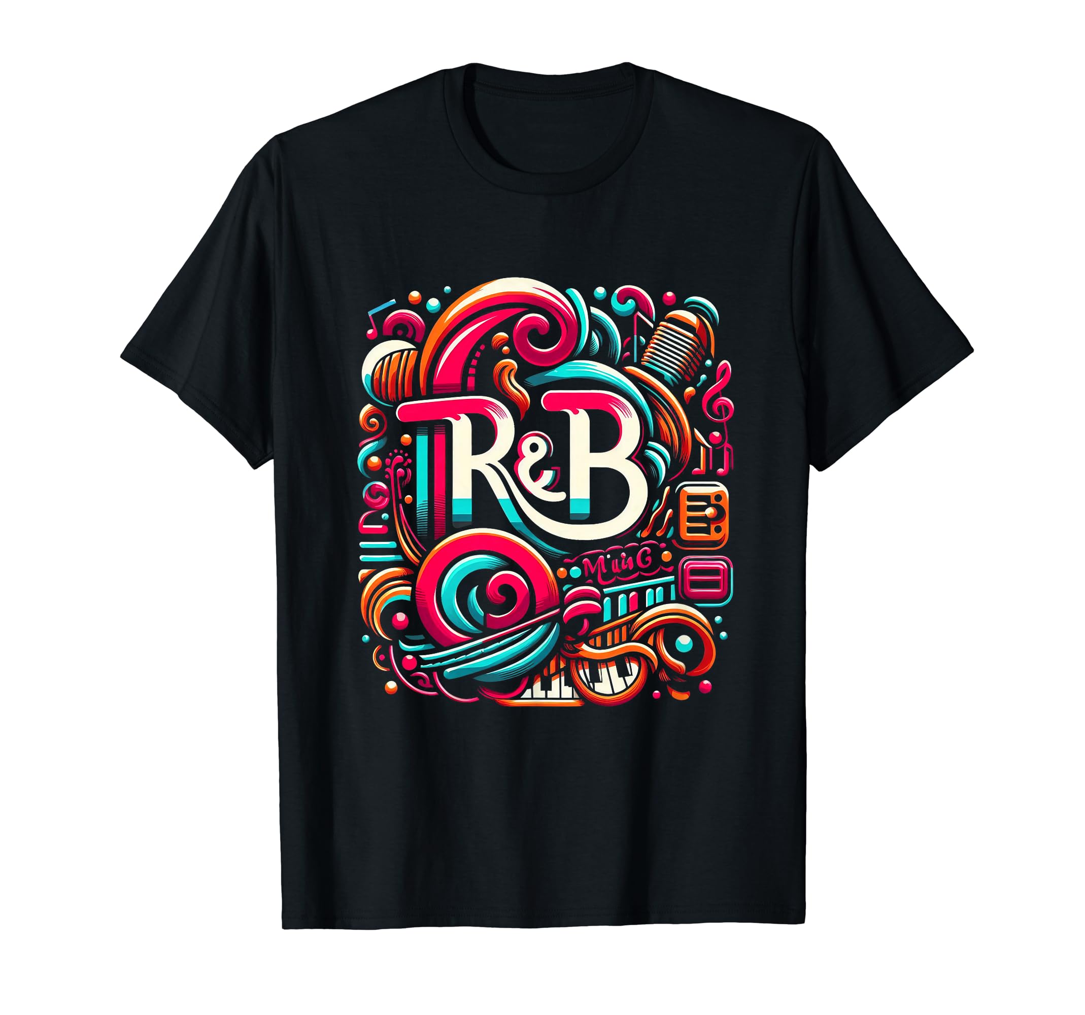 Soulful Sounds: R&B Music TeeR&B Music Lover T-Shirt