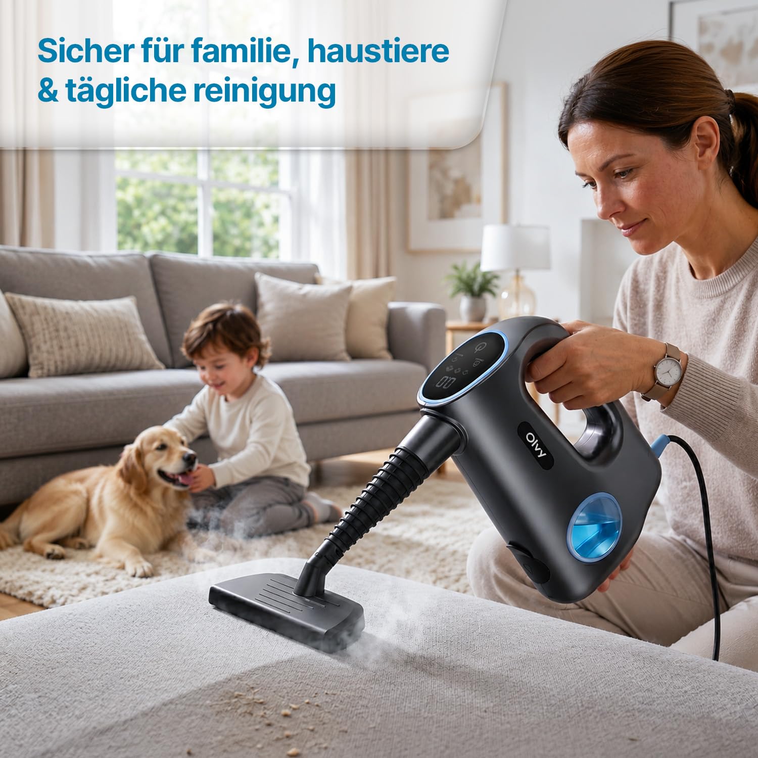 Olvy Dampfreiniger Bodenwischer Fensterreiniger Haushaltsreiniger Ohne Stiel