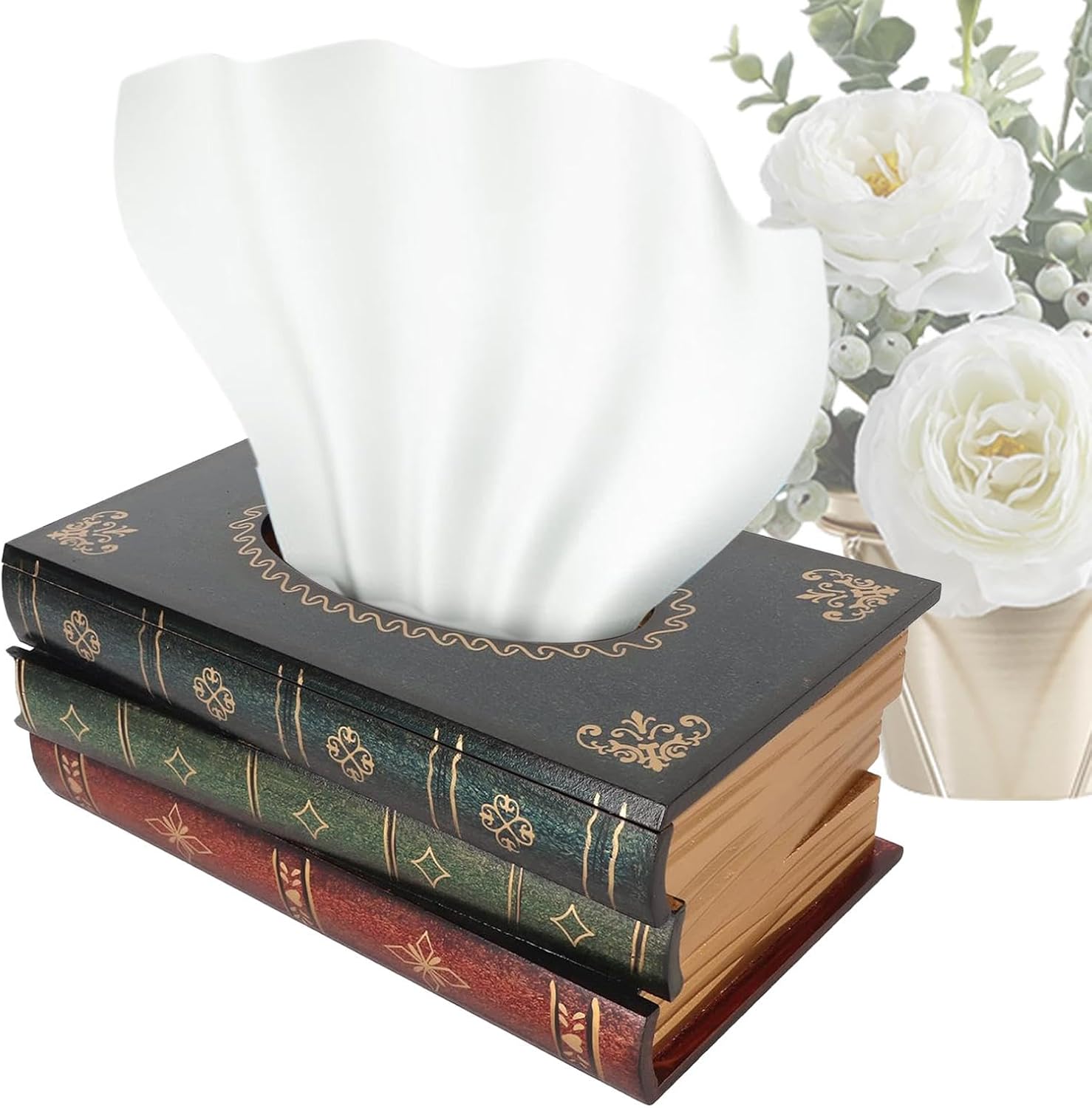 ティッシュボックススタンド - スタイリッシュなティッシュラック 丈夫なナプキンディスペンサー | ポータブル装飾卓上収納ボックス