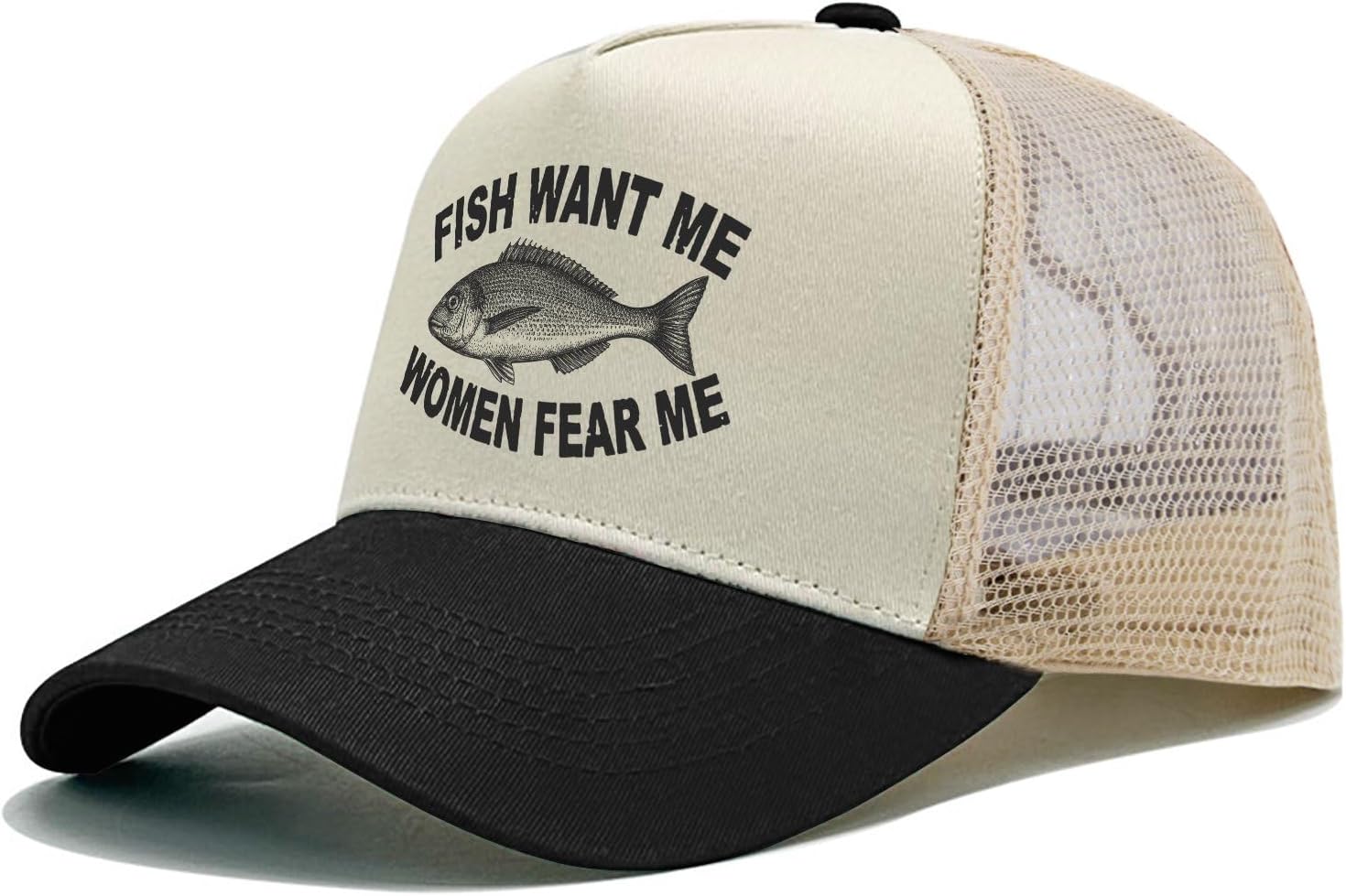 Hat Women Want Me Fishes Fear Me Hat for Women Dad Hats Trendy Caps