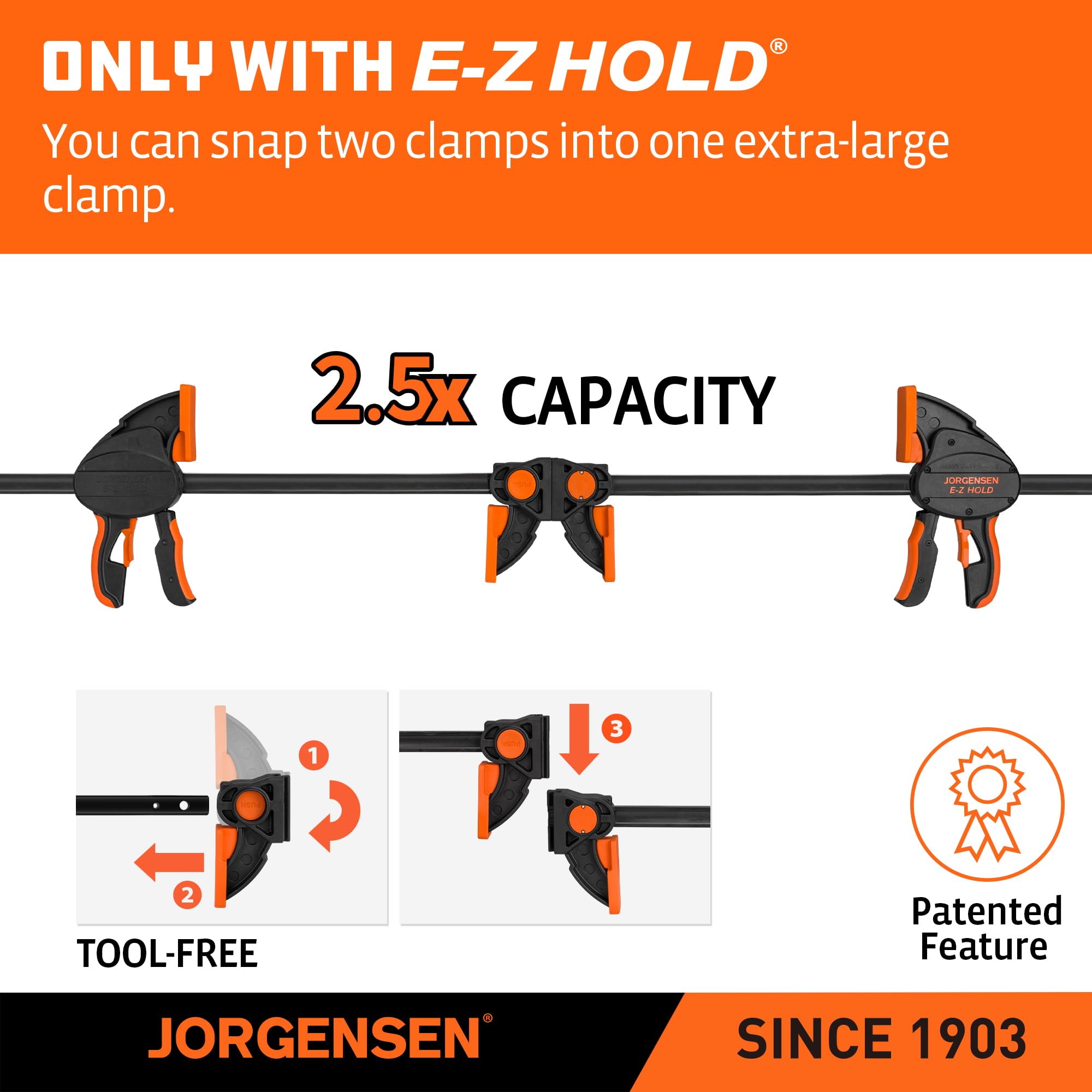 Amazon.co.jp: Jorgensen E-Z Hold 800ポンド ヘビーデューティー
