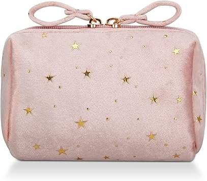 Amazon Co Jp 化粧ポーチ ベロア コスメポーチ メイクポーチ 小物入れ ビジネスバッグ 口紅バッグ 携帯便利 レディース 旅行 シンプル ファッション Pink ホーム キッチン