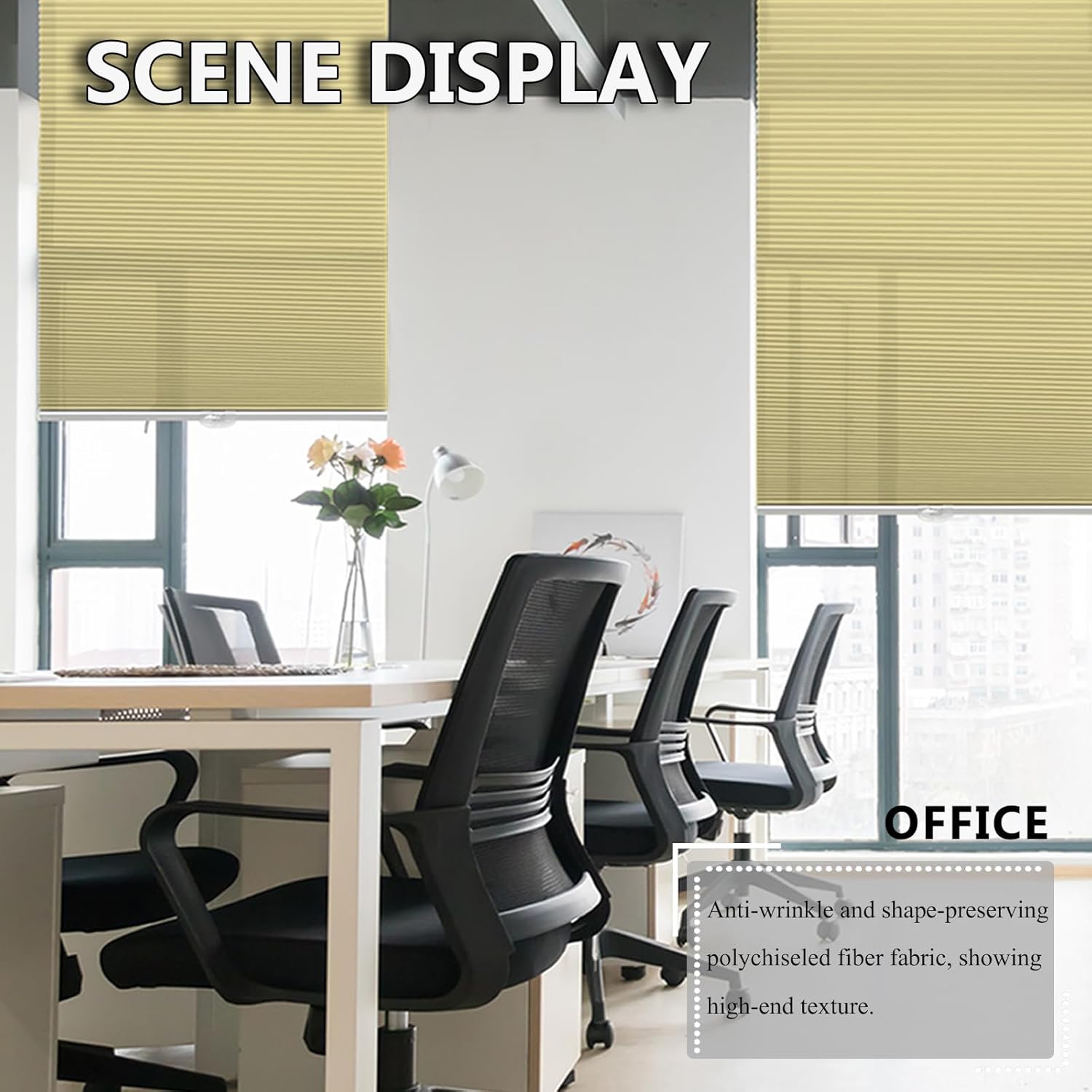 Cordless Cellular Shades, Blackout Honeycomb Blinds Window Shades Free-Stop Blackout Blinds Single Cell Honeycomb Blinds, Room Darkening Pleated Window Shades for Bedroom Nursery(Size:Custom Size,Colo