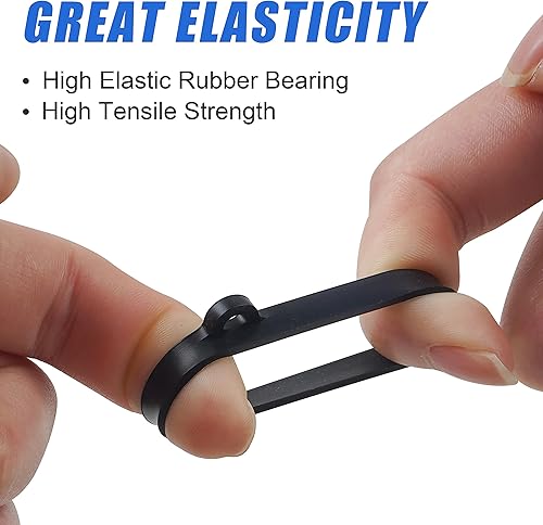 Miniatura 5 de Kit de gancho para caña de pescar, 16 piezas de señuelos de pesca, soporte de anzuelo de caña de pescar, anillos de goma elásticos para gusanos y